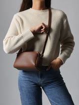 Cross Body Tas Grained Miniprix Bruin grained KJ62069-vue-porte